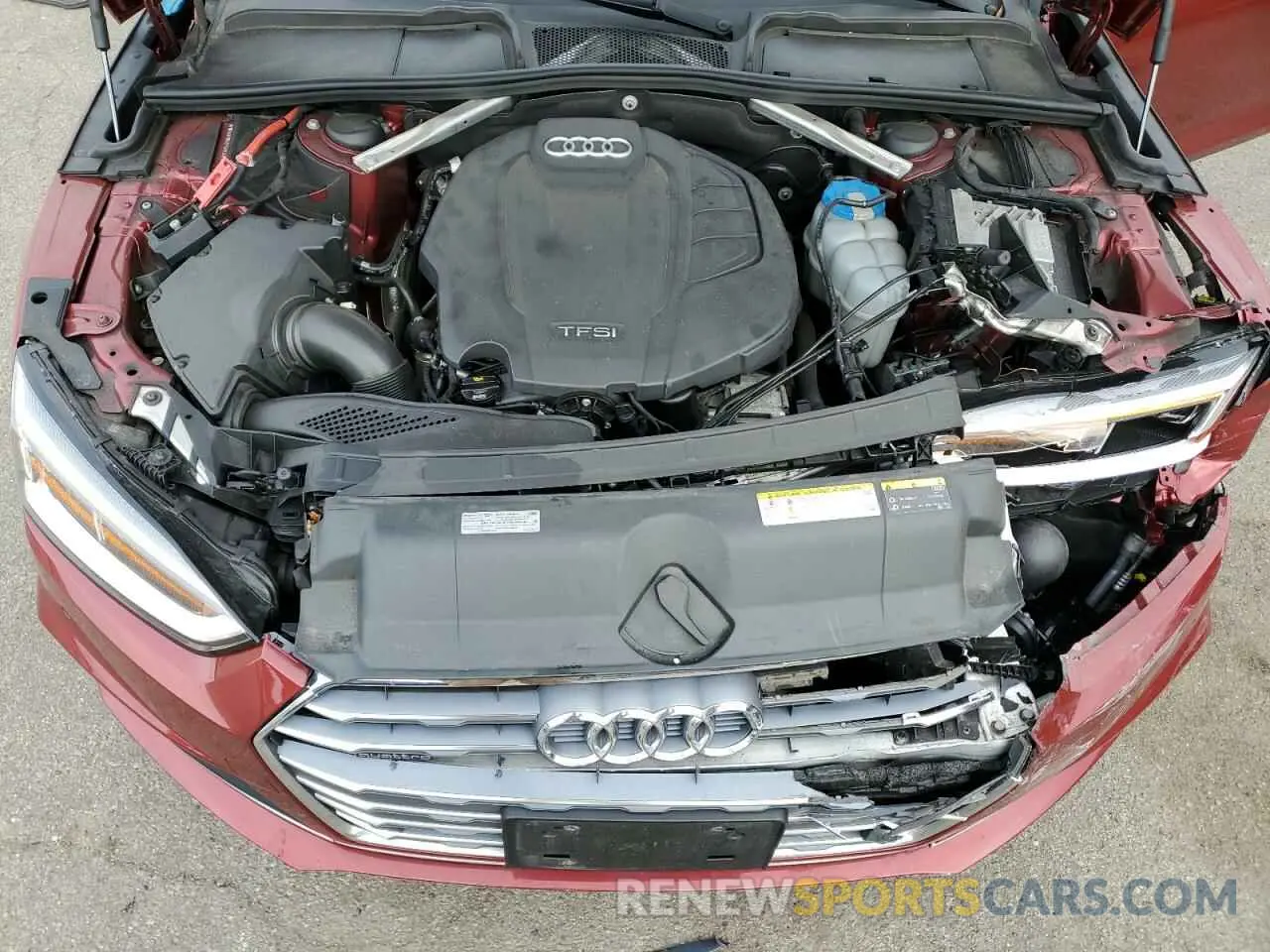 11 Photograph of a damaged car WAUTNAF50KA017382 AUDI A5 2019