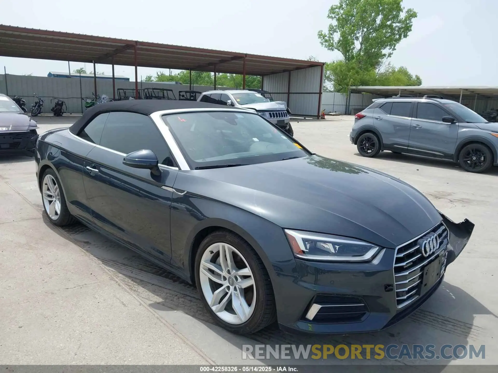 1 Photograph of a damaged car WAUYNGF50KN001829 AUDI A5 2019