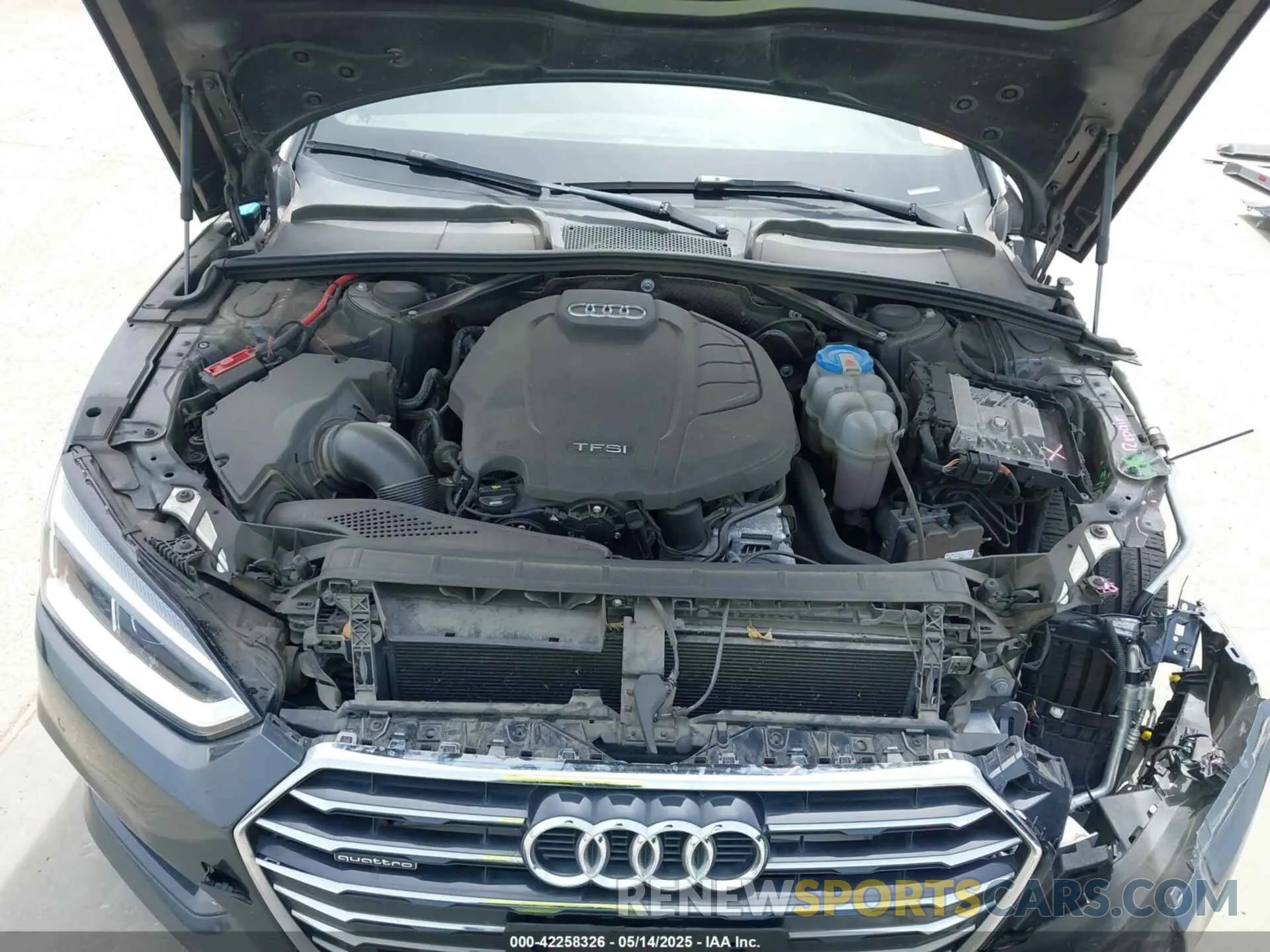 10 Photograph of a damaged car WAUYNGF50KN001829 AUDI A5 2019