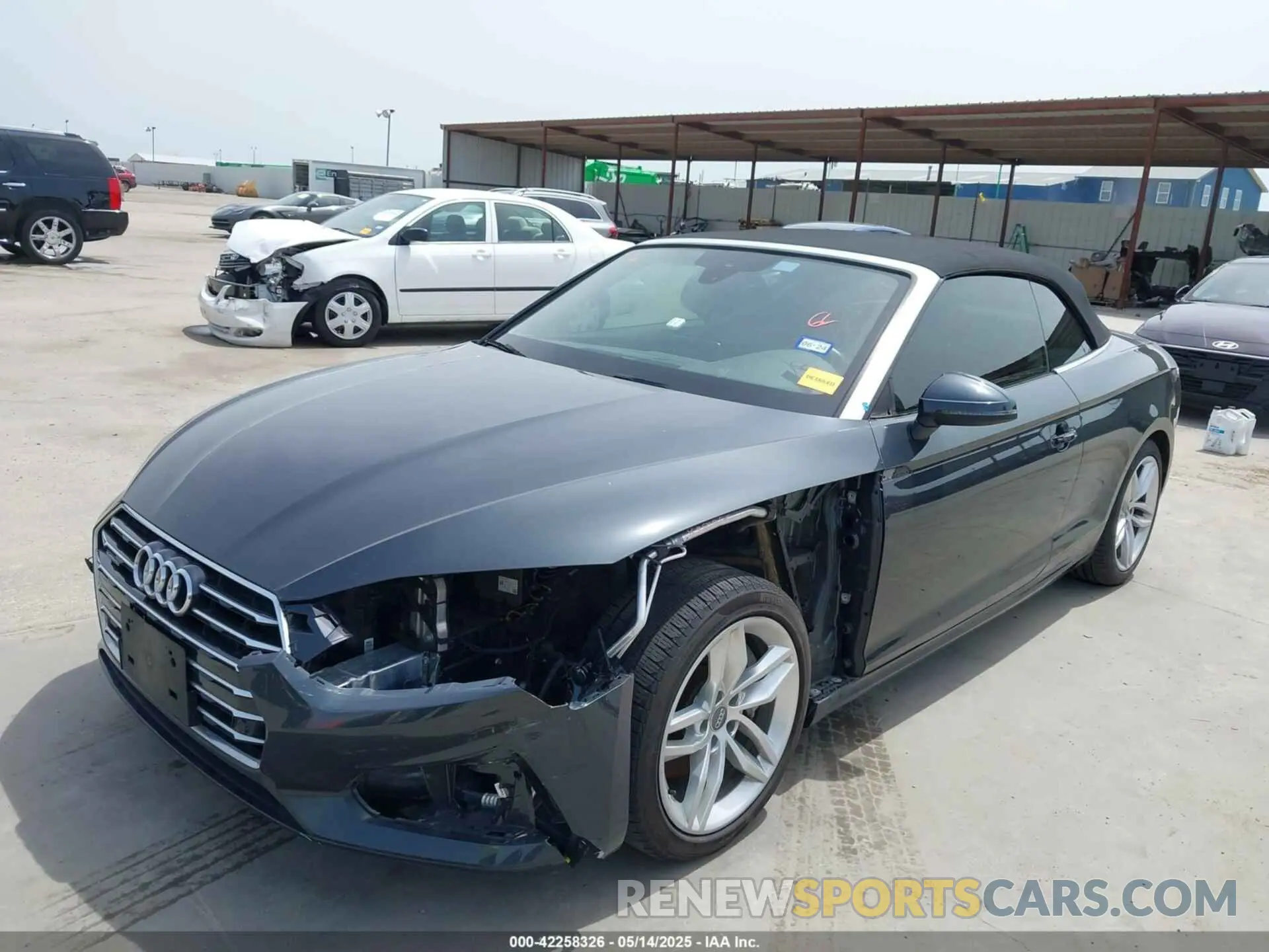 2 Photograph of a damaged car WAUYNGF50KN001829 AUDI A5 2019