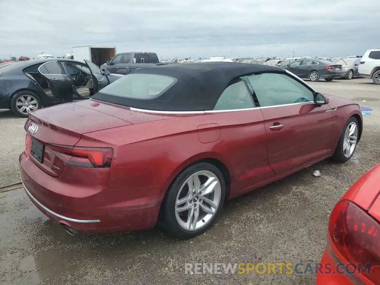 3 Photograph of a damaged car WAUYNGF50KN006772 AUDI A5 2019