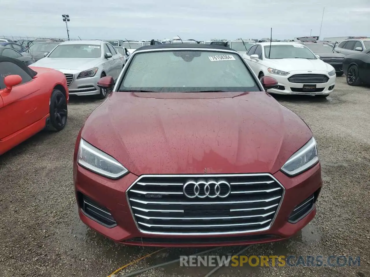 5 Photograph of a damaged car WAUYNGF50KN006772 AUDI A5 2019