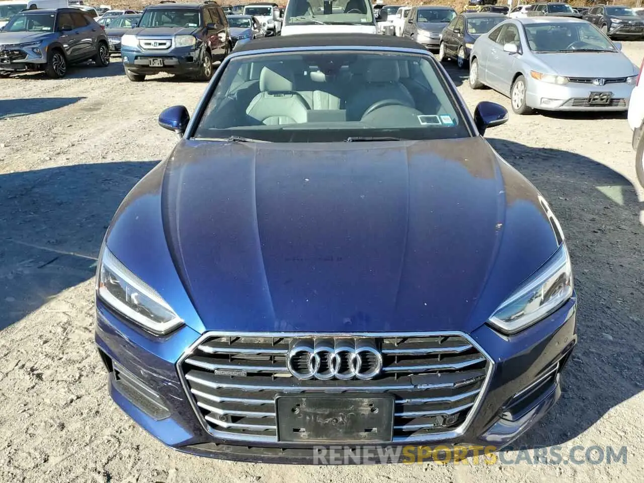 5 Photograph of a damaged car WAUYNGF56KN005142 AUDI A5 2019