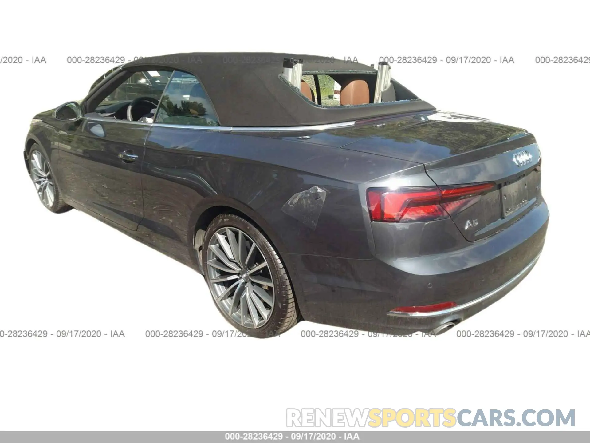 3 Photograph of a damaged car WAUYNGF56KN010776 AUDI A5 2019