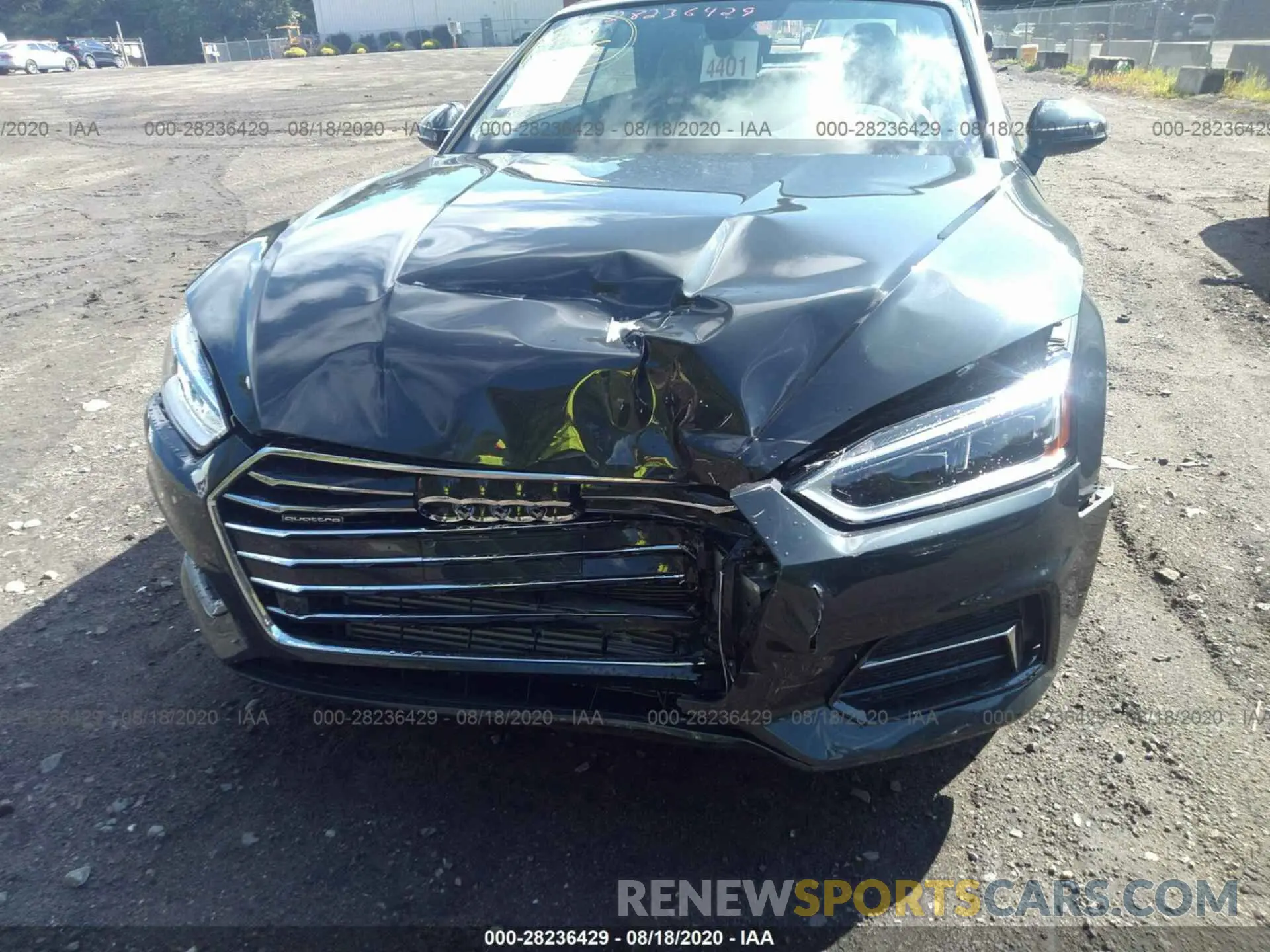 6 Photograph of a damaged car WAUYNGF56KN010776 AUDI A5 2019