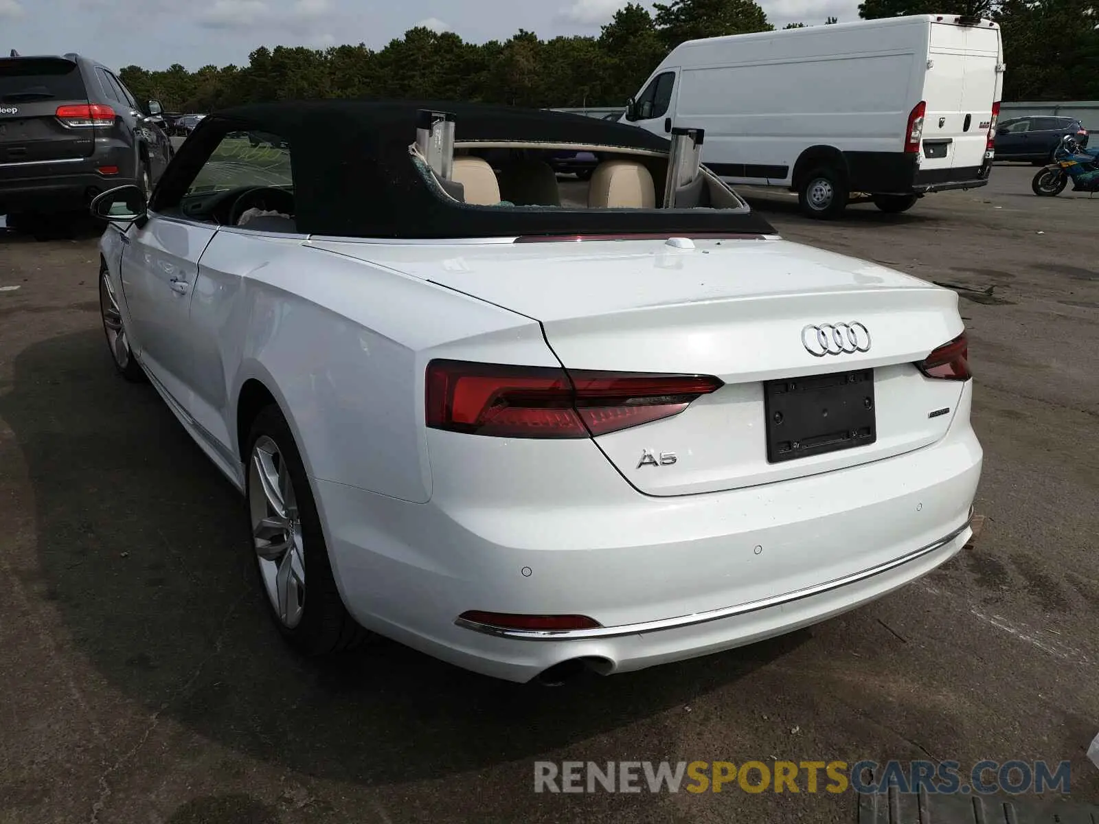 3 Photograph of a damaged car WAUYNGF58KN002386 AUDI A5 2019