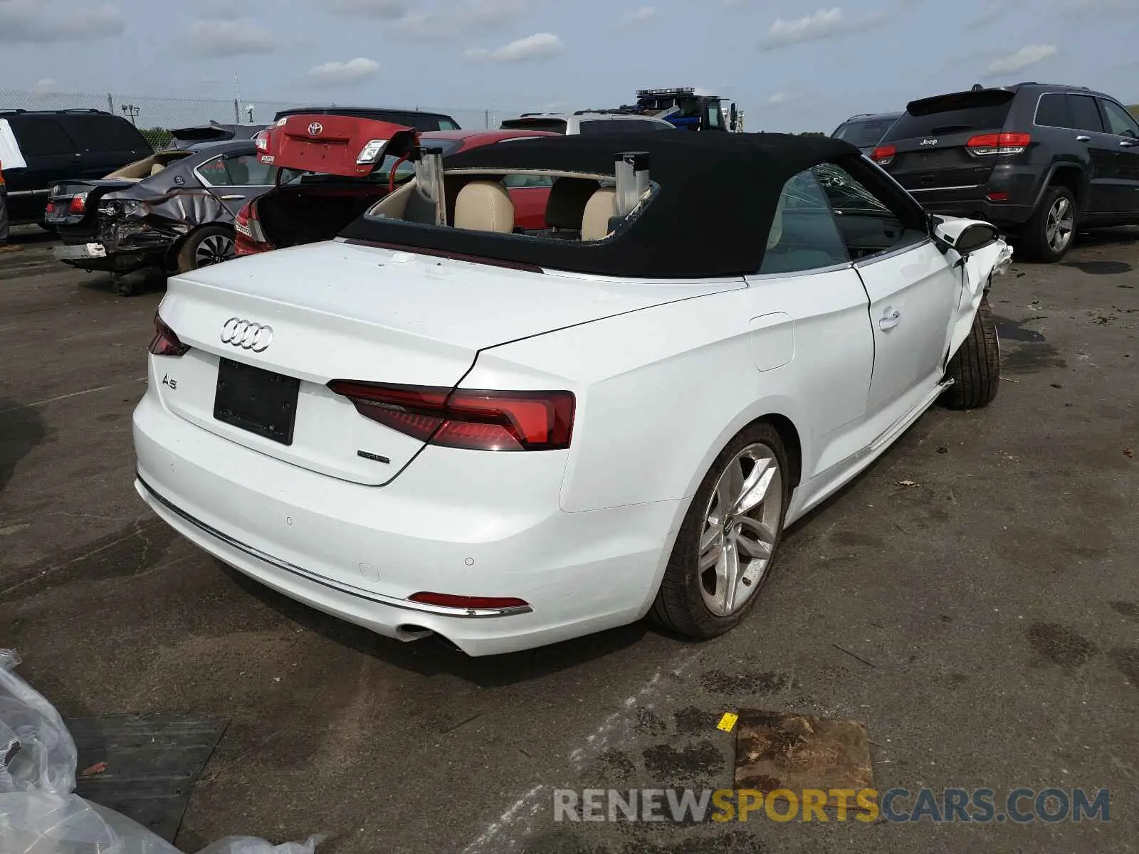 4 Photograph of a damaged car WAUYNGF58KN002386 AUDI A5 2019
