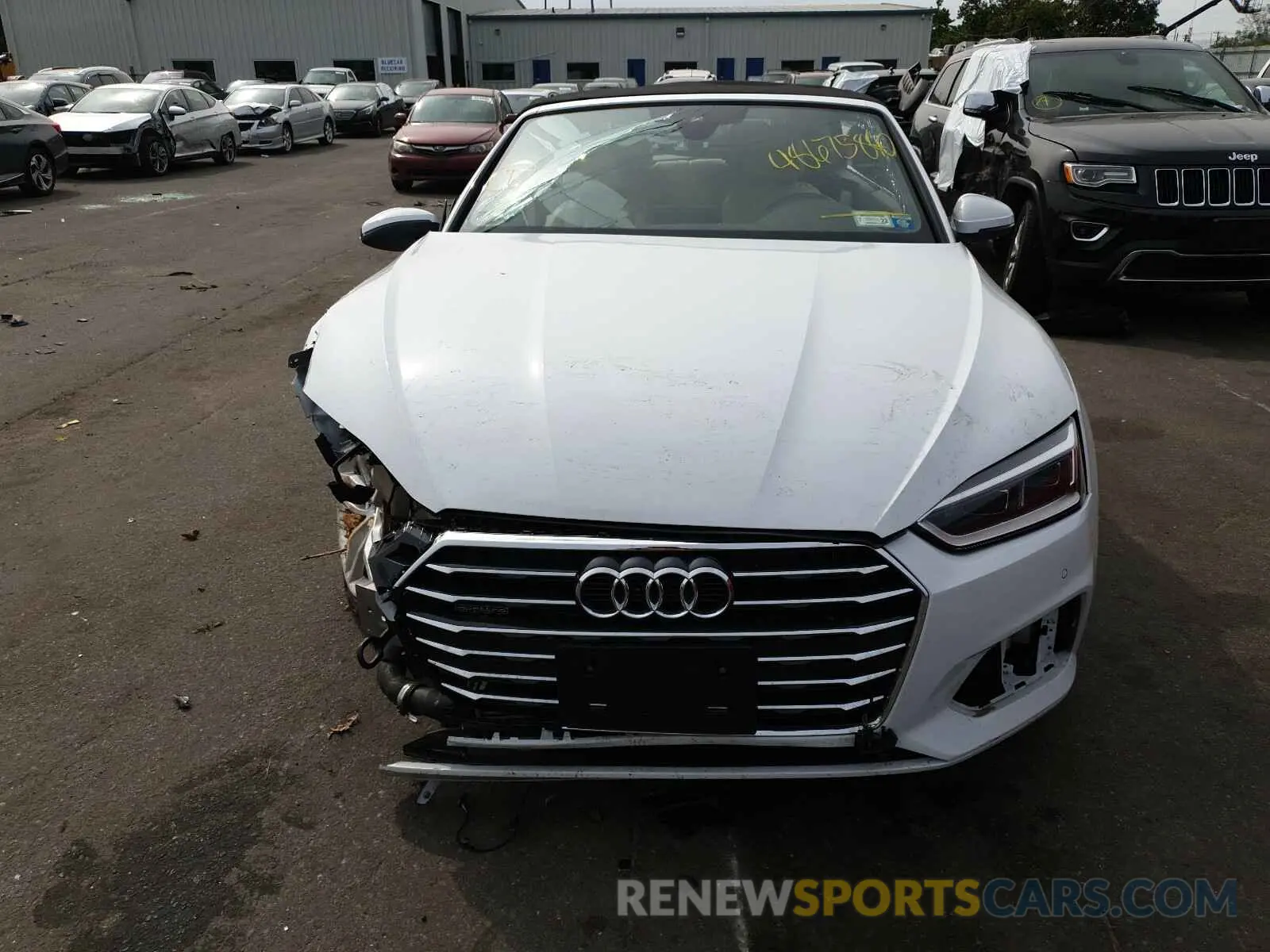 9 Photograph of a damaged car WAUYNGF58KN002386 AUDI A5 2019