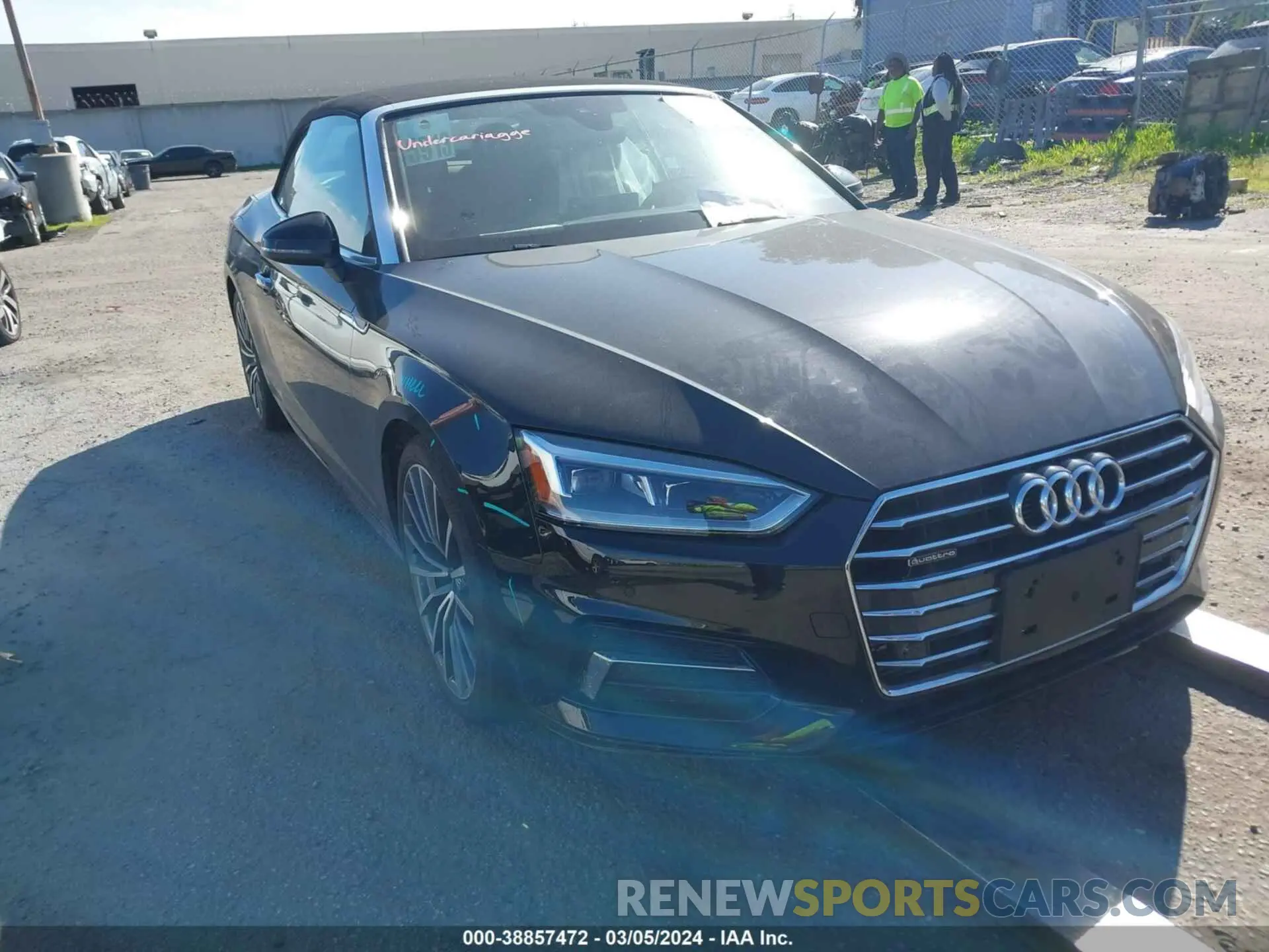 1 Фотография поврежденного автомобиля WAUYNGF59KN005684 AUDI A5 2019