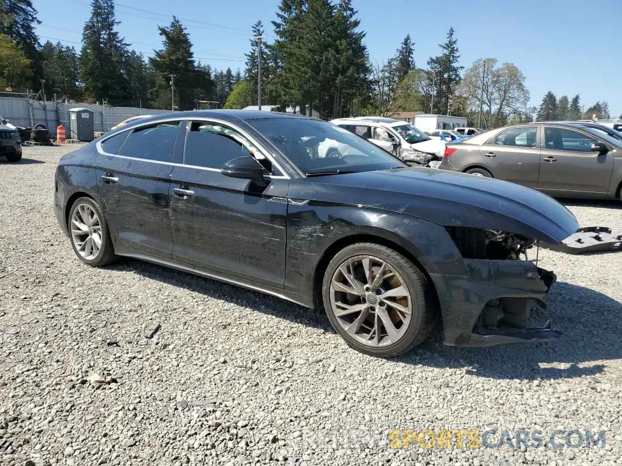 4 Фотография поврежденного автомобиля WAUANCF54LA006096 AUDI A5 2020