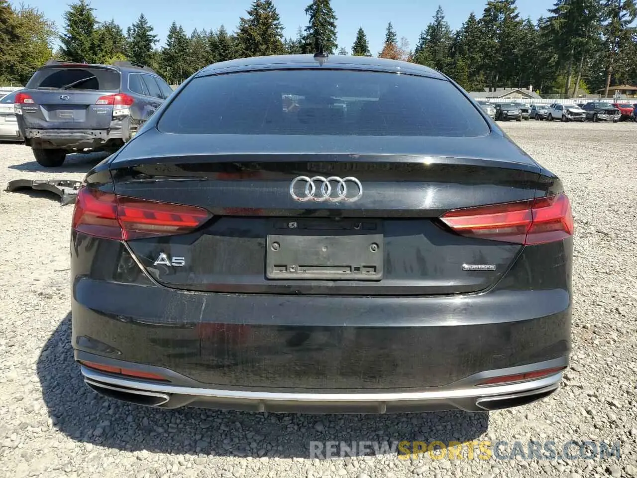6 Фотография поврежденного автомобиля WAUANCF54LA006096 AUDI A5 2020