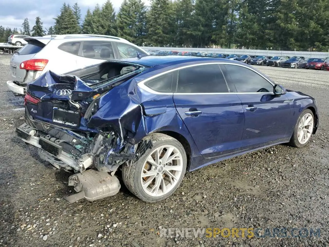 3 Фотография поврежденного автомобиля WAUANCF56LA007430 AUDI A5 2020