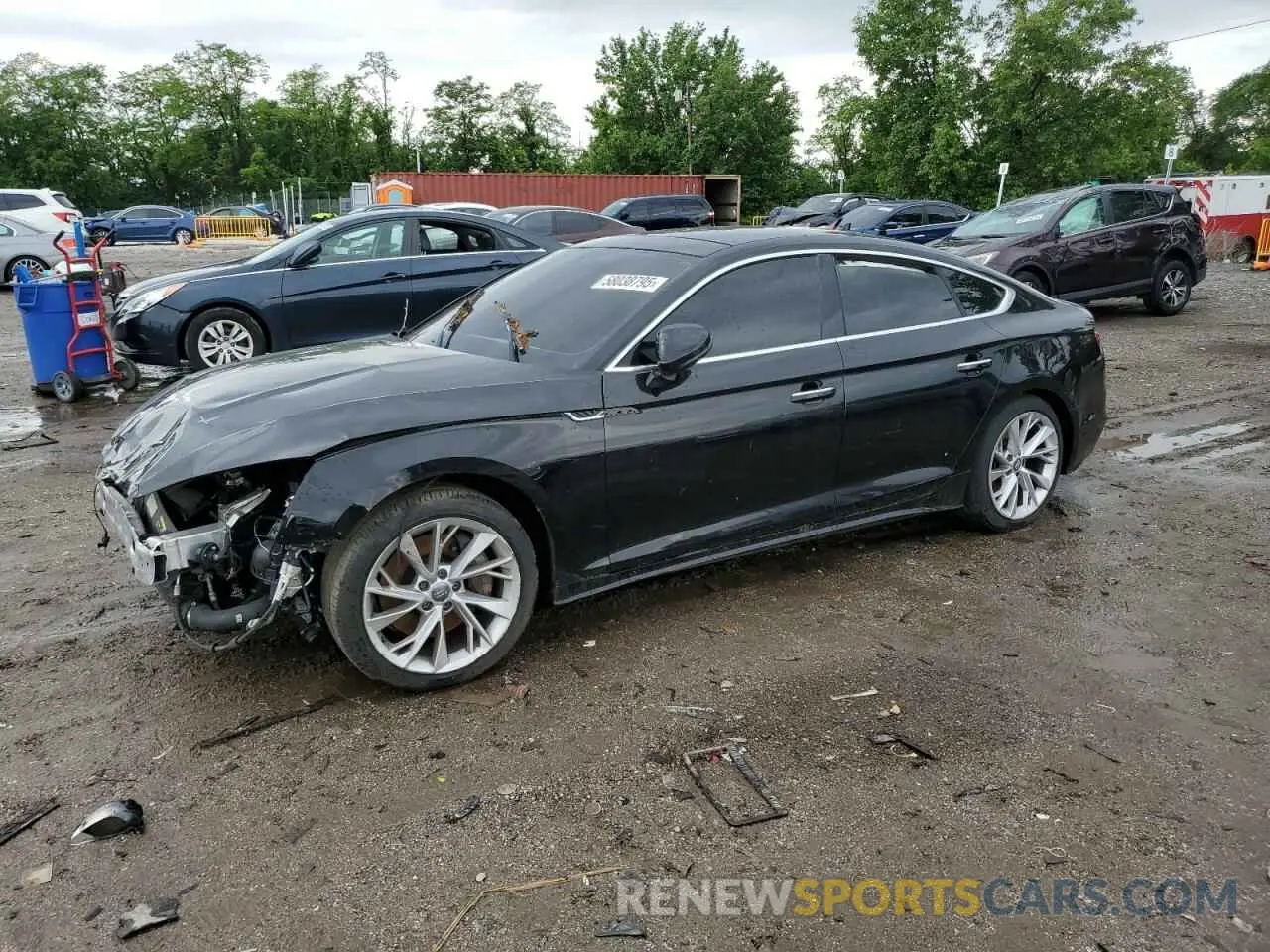 1 Photograph of a damaged car WAUANCF59LA007762 AUDI A5 2020