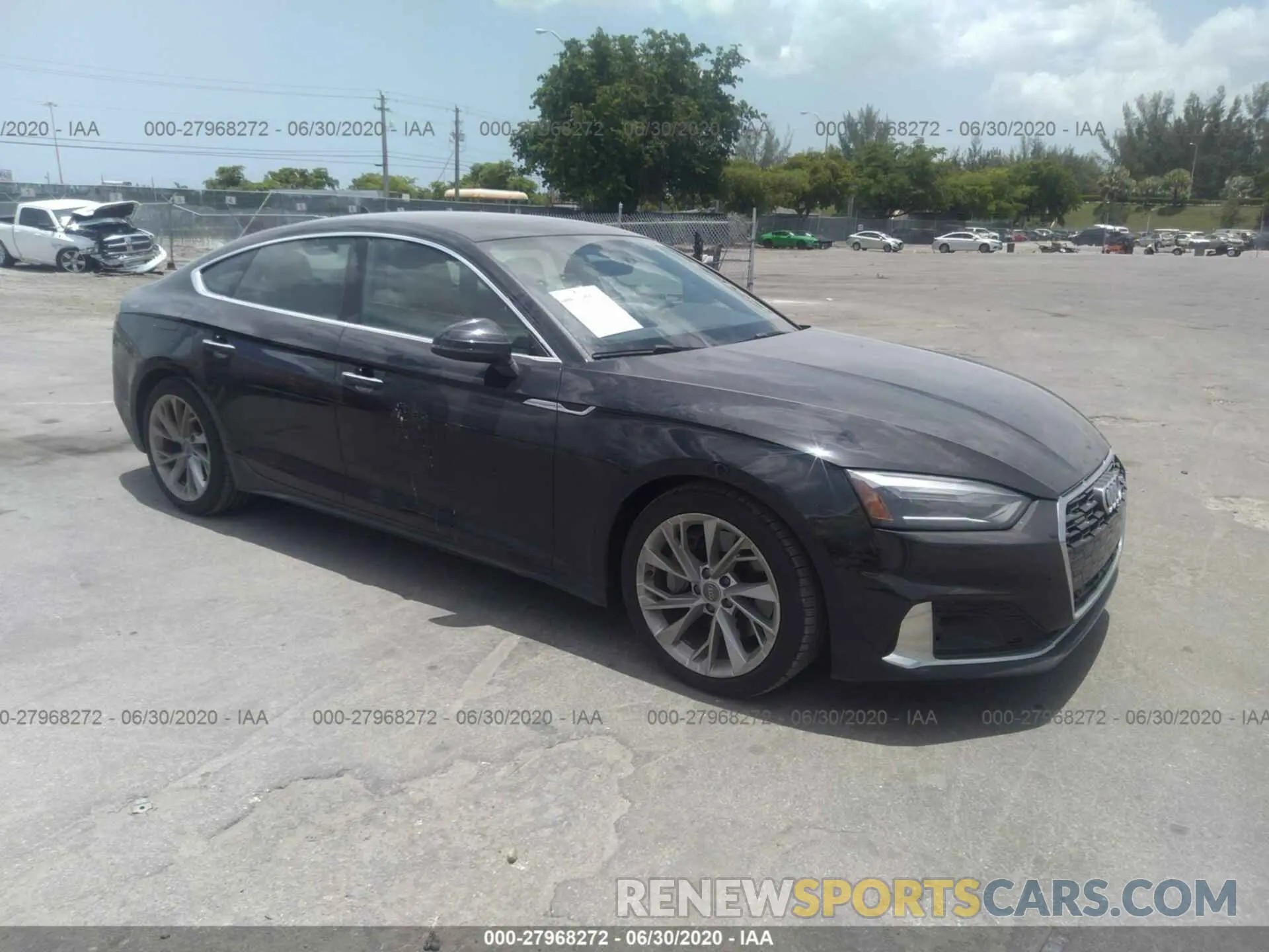 1 Photograph of a damaged car WAUANCF5XLA007303 AUDI A5 2020