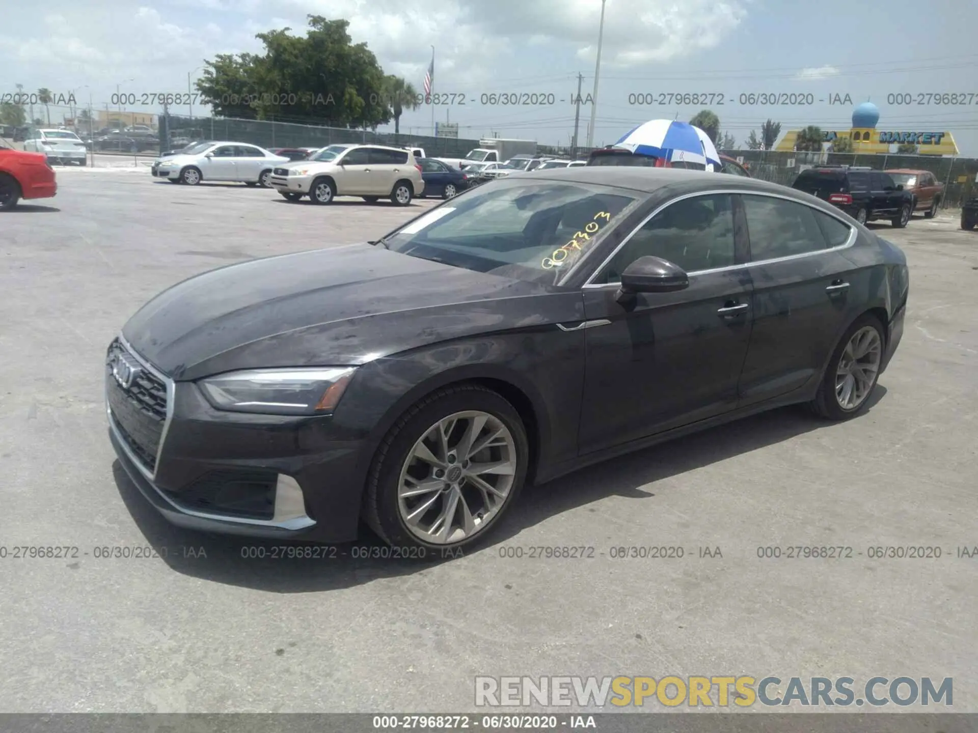 2 Photograph of a damaged car WAUANCF5XLA007303 AUDI A5 2020