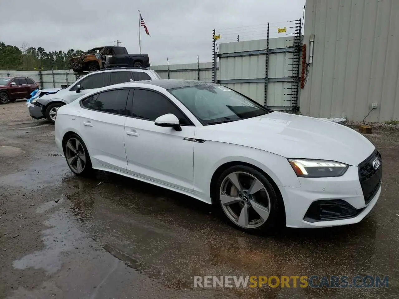 4 Фотография поврежденного автомобиля WAUCNCF50LA002555 AUDI A5 2020