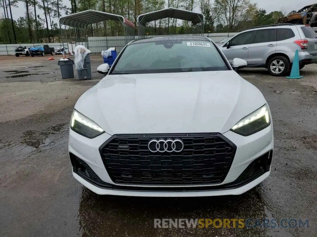 5 Фотография поврежденного автомобиля WAUCNCF50LA002555 AUDI A5 2020
