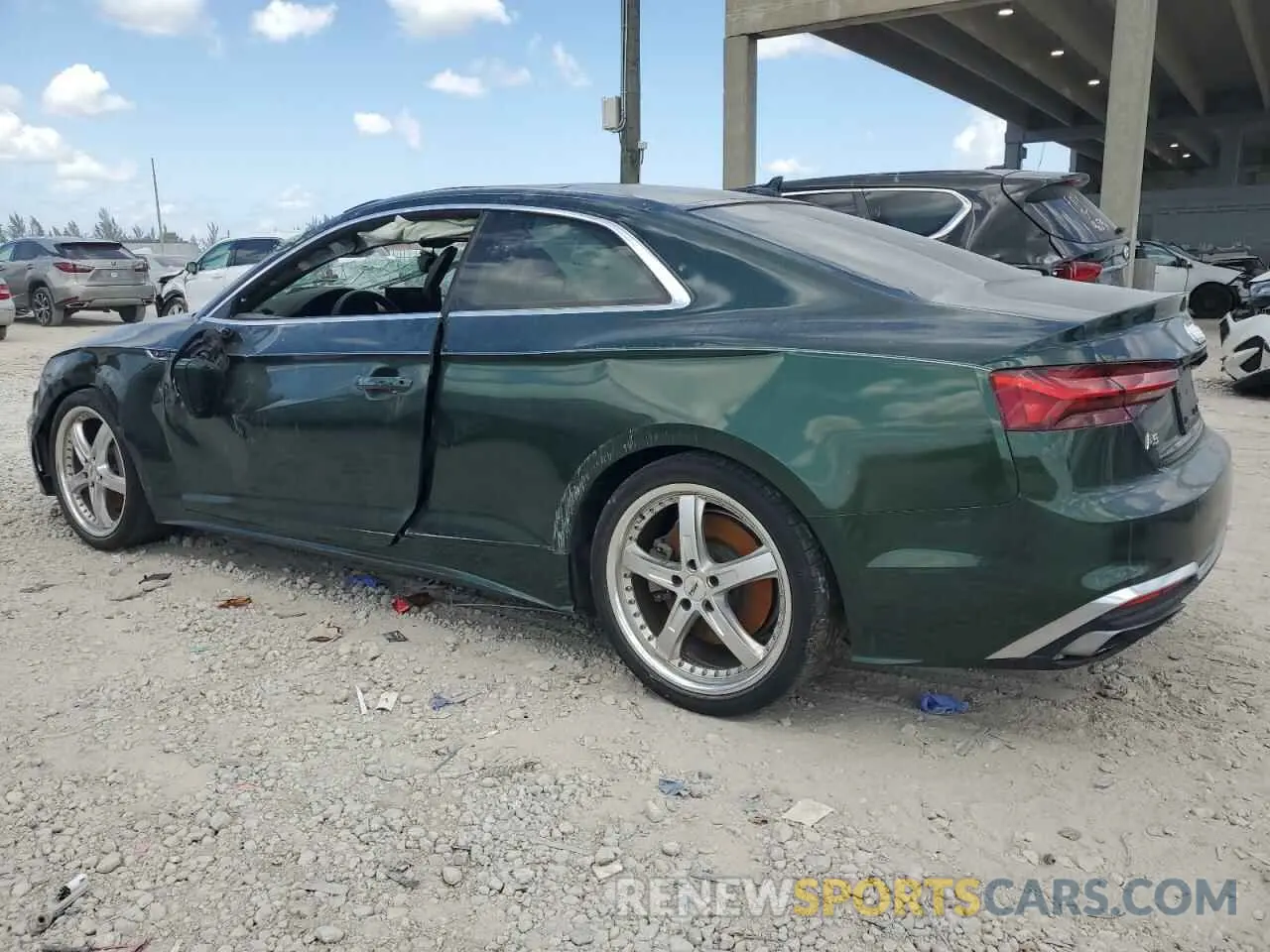 2 Photograph of a damaged car WAUSNAF52LA003433 AUDI A5 2020