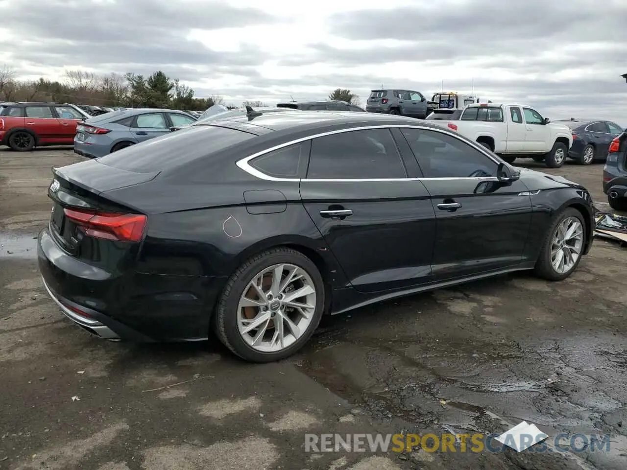 3 Фотография поврежденного автомобиля WAUABCF50MA010821 AUDI A5 2021