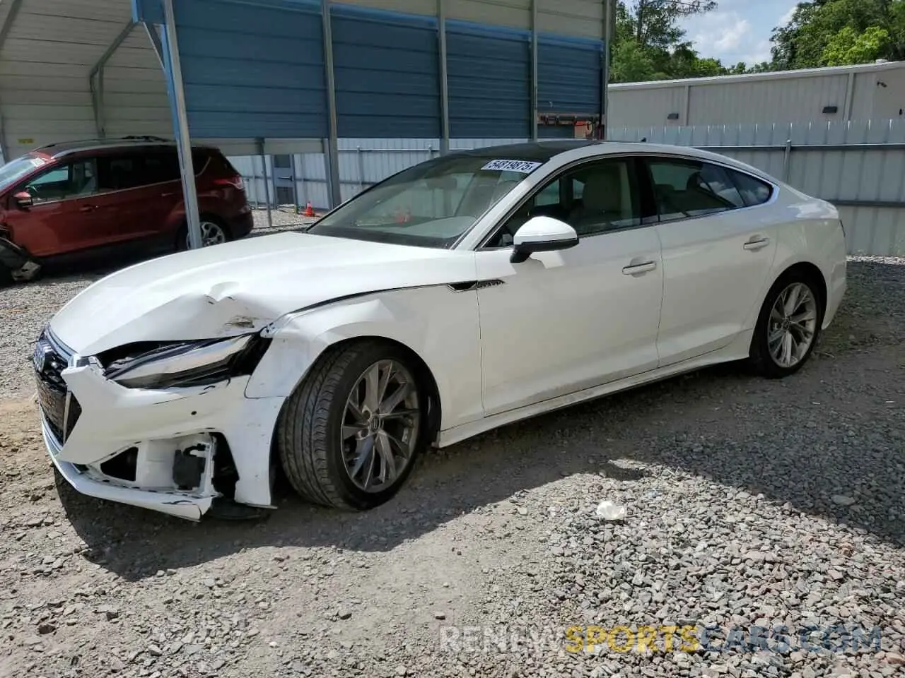 1 Photograph of a damaged car WAUABCF51MA019317 AUDI A5 2021