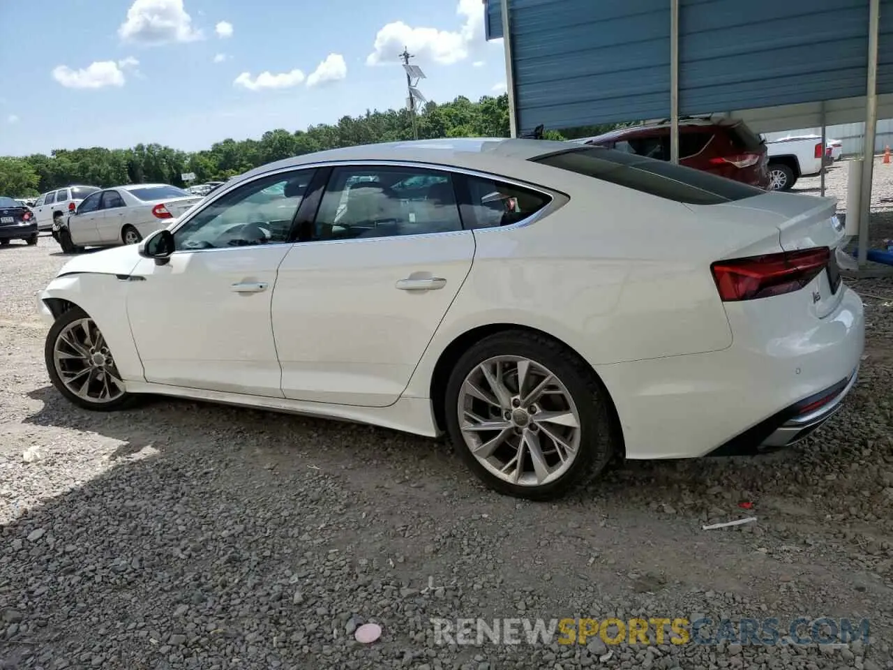 2 Photograph of a damaged car WAUABCF51MA019317 AUDI A5 2021