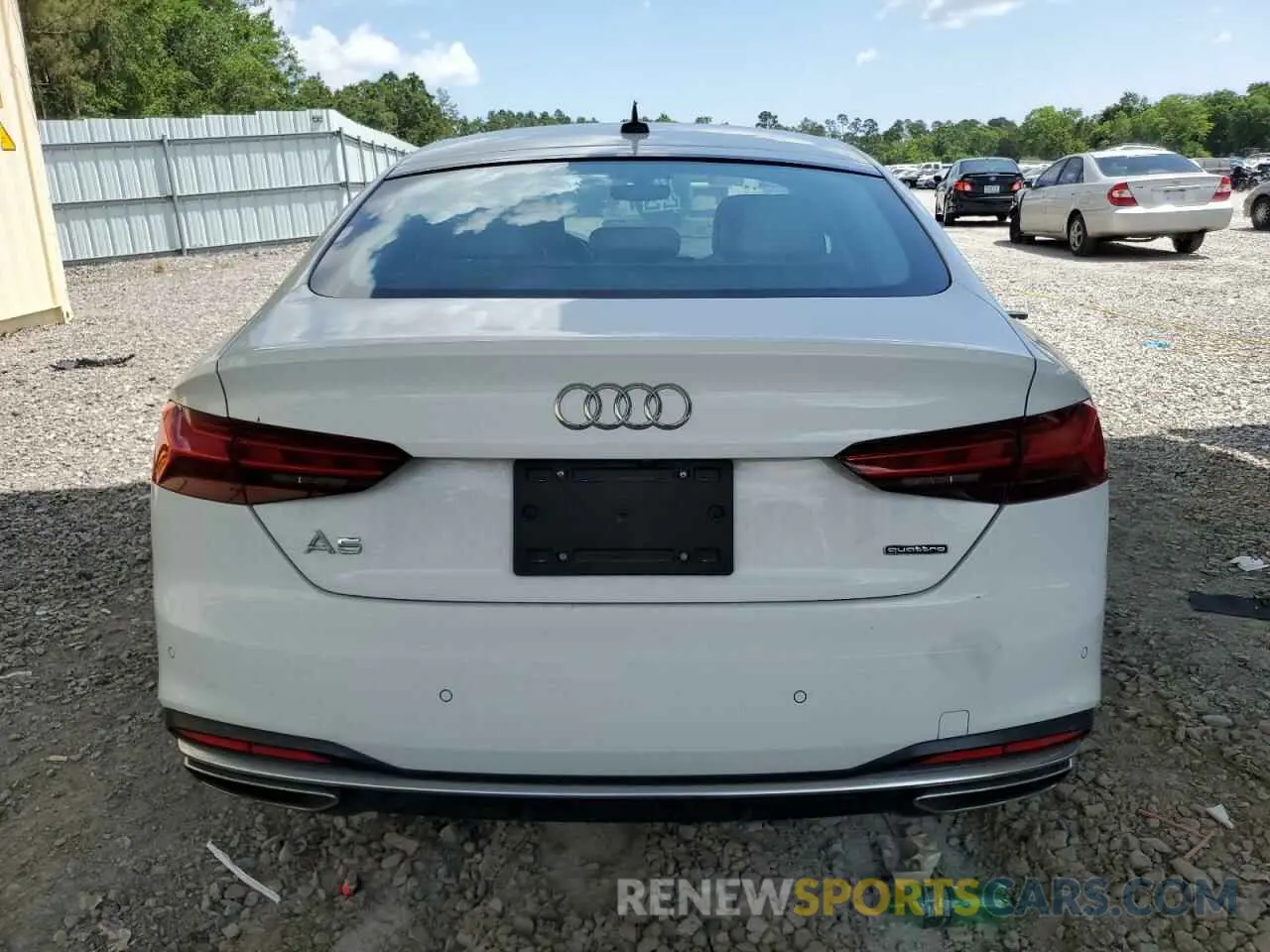 6 Photograph of a damaged car WAUABCF51MA019317 AUDI A5 2021
