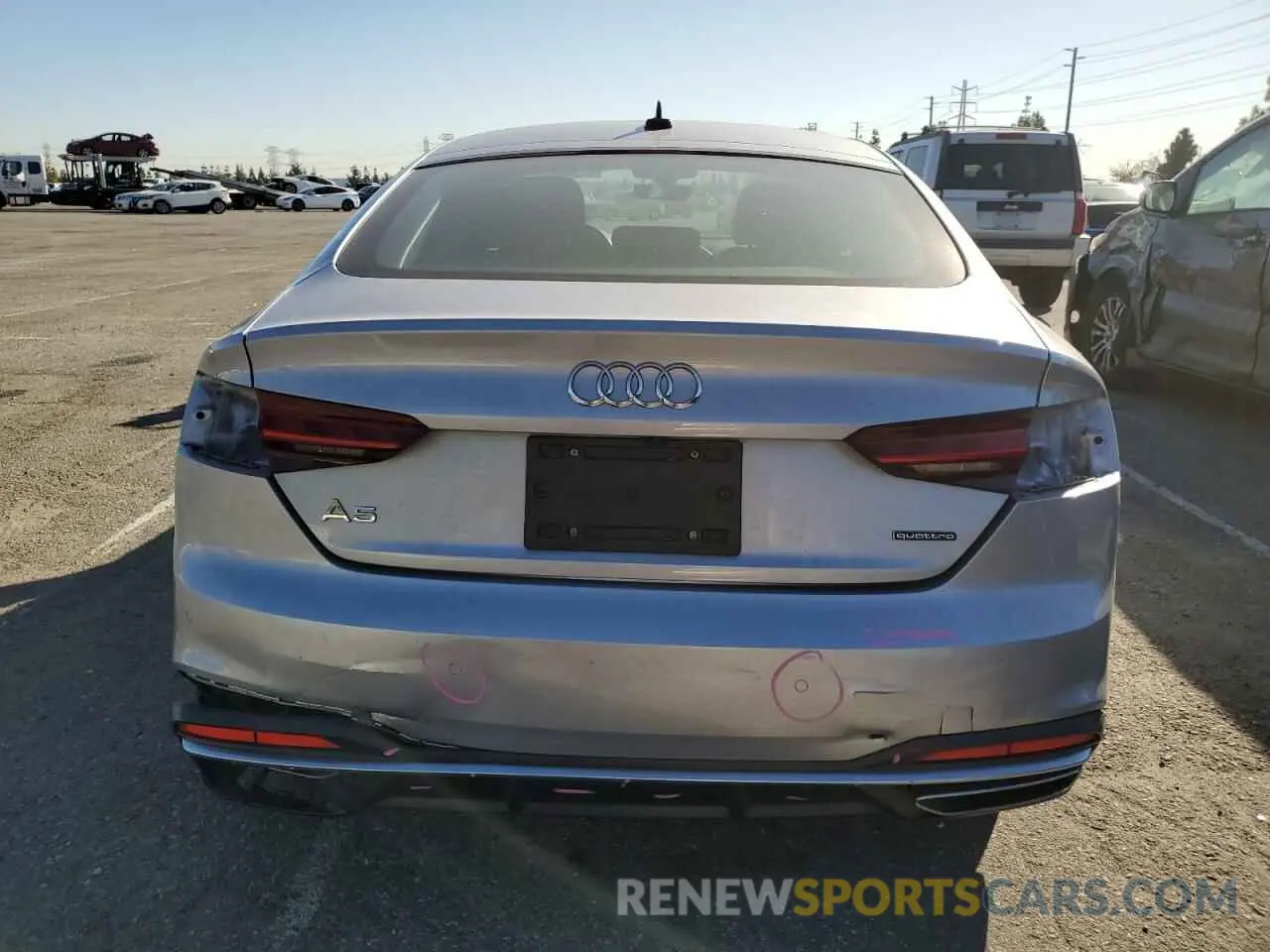 6 Фотография поврежденного автомобиля WAUABCF53MA039987 AUDI A5 2021