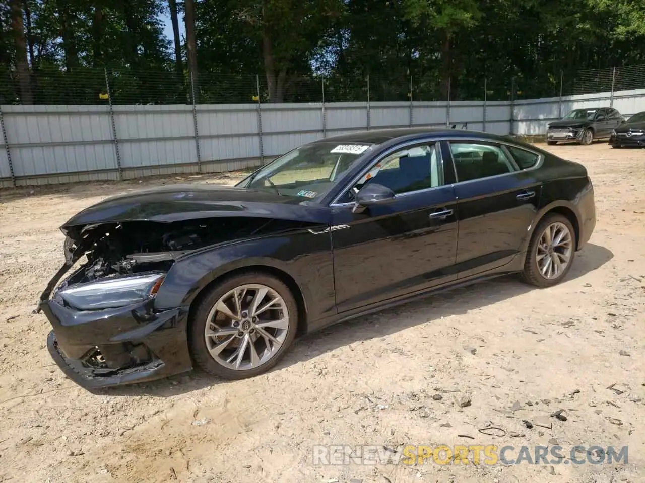 1 Photograph of a damaged car WAUABCF57MA062933 AUDI A5 2021