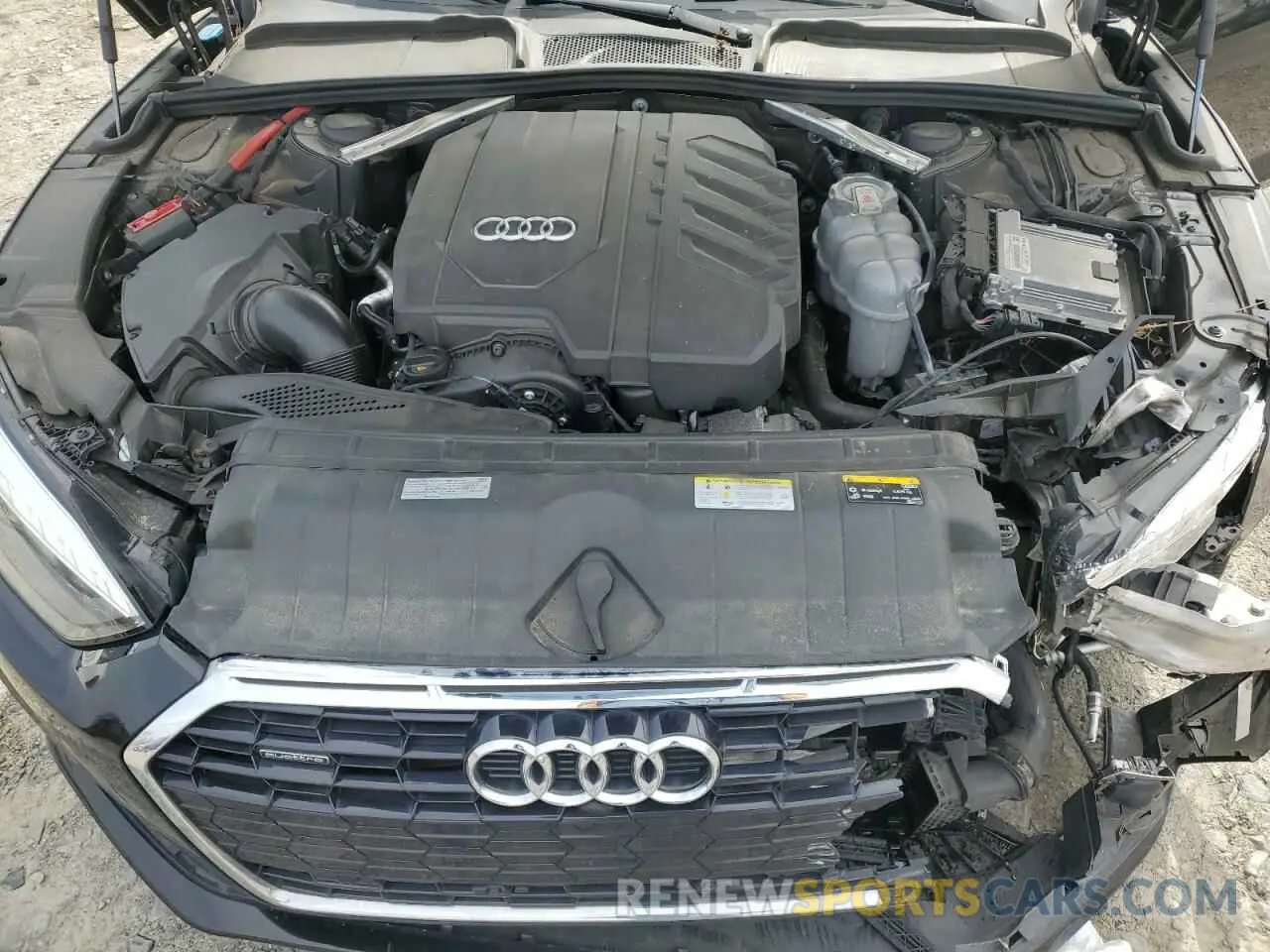 11 Фотография поврежденного автомобиля WAUCBCF57MA055196 AUDI A5 2021