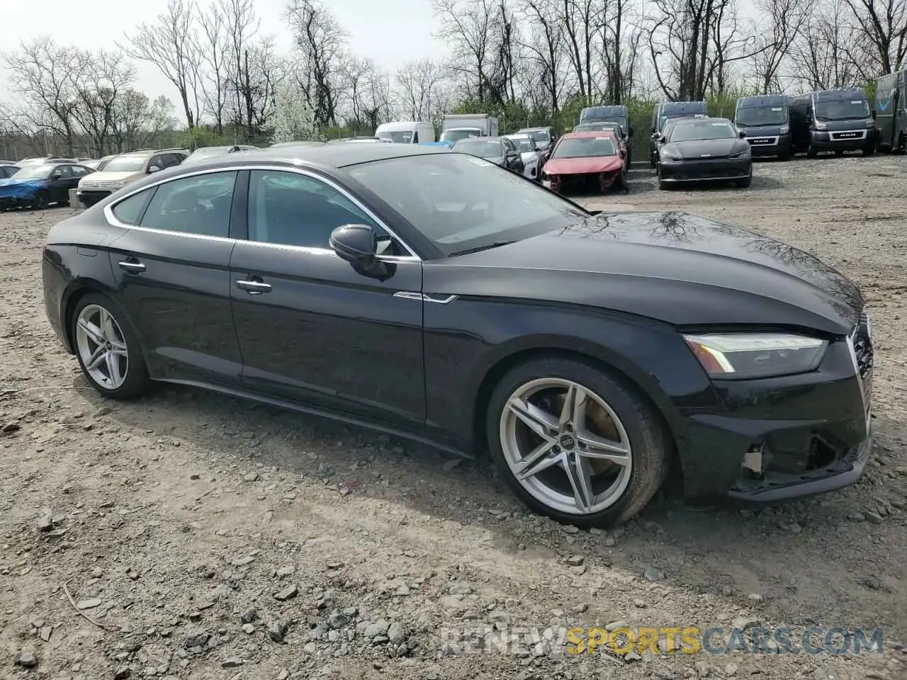 4 Фотография поврежденного автомобиля WAUCBCF57MA055196 AUDI A5 2021