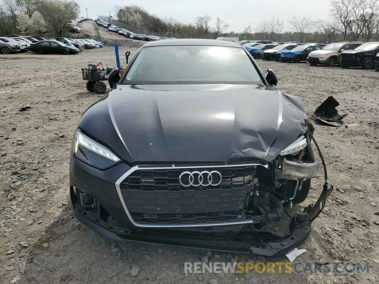 5 Фотография поврежденного автомобиля WAUCBCF57MA055196 AUDI A5 2021