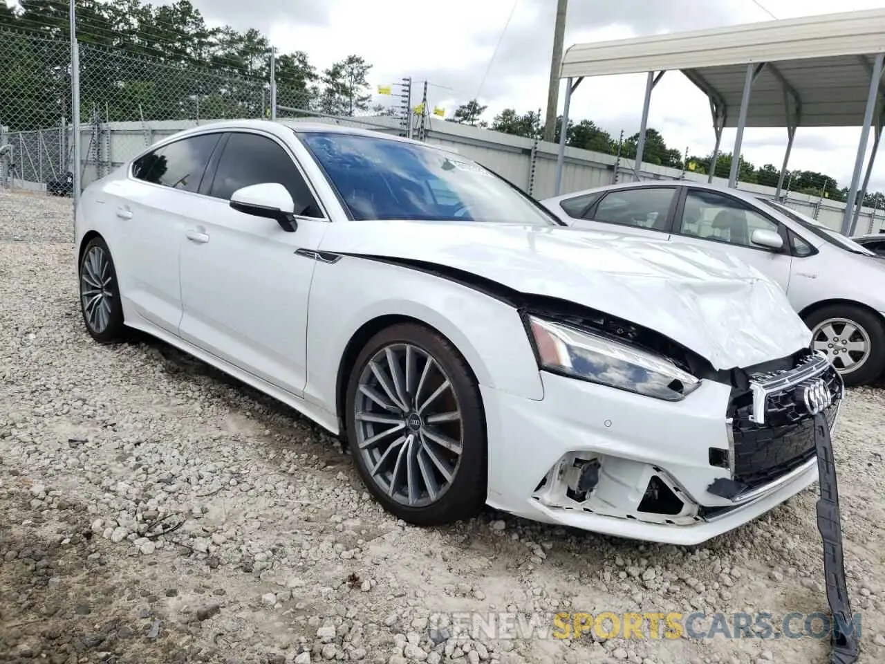 4 Photograph of a damaged car WAUCBCF59MA026038 AUDI A5 2021