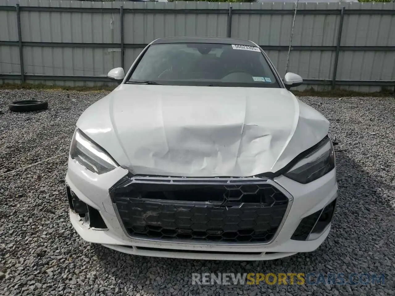 5 Photograph of a damaged car WAUDACF51MA016689 AUDI A5 2021