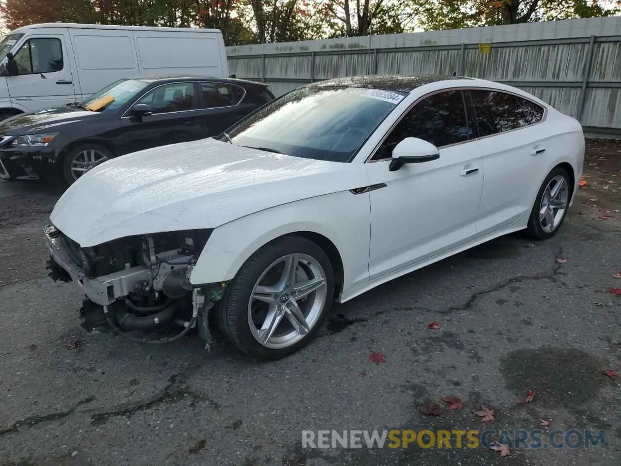 1 Photograph of a damaged car WAUDACF51MA017714 AUDI A5 2021