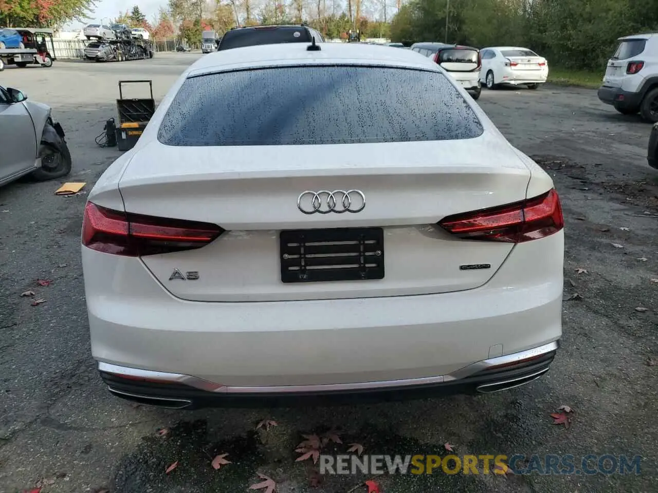 6 Photograph of a damaged car WAUDACF51MA017714 AUDI A5 2021