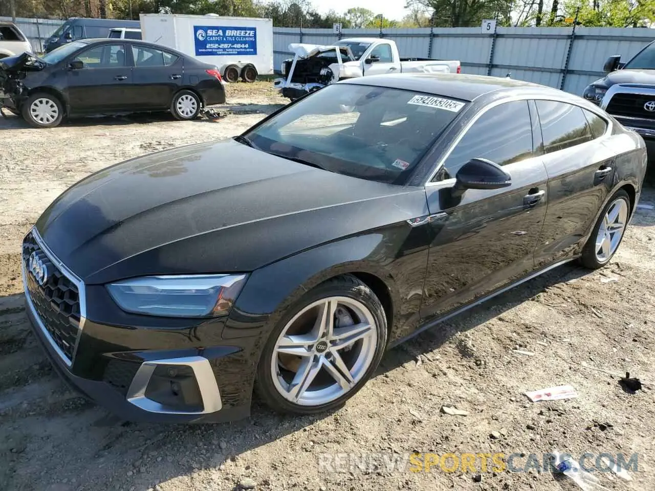 1 Photograph of a damaged car WAUDACF52MA060202 AUDI A5 2021