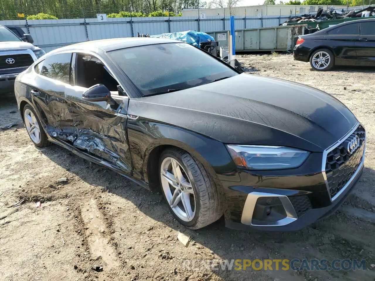4 Photograph of a damaged car WAUDACF52MA060202 AUDI A5 2021
