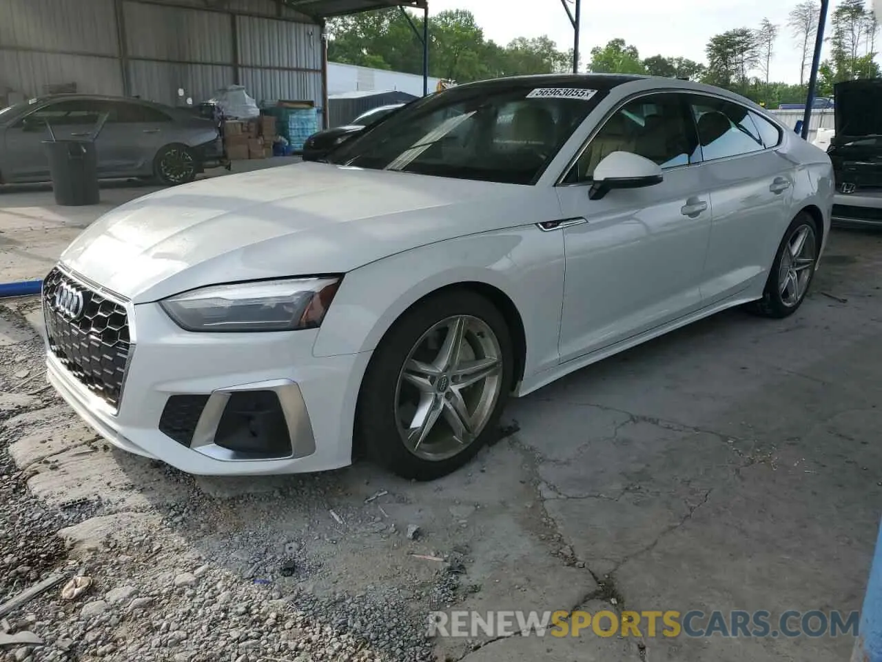 1 Photograph of a damaged car WAUDACF53MA012871 AUDI A5 2021
