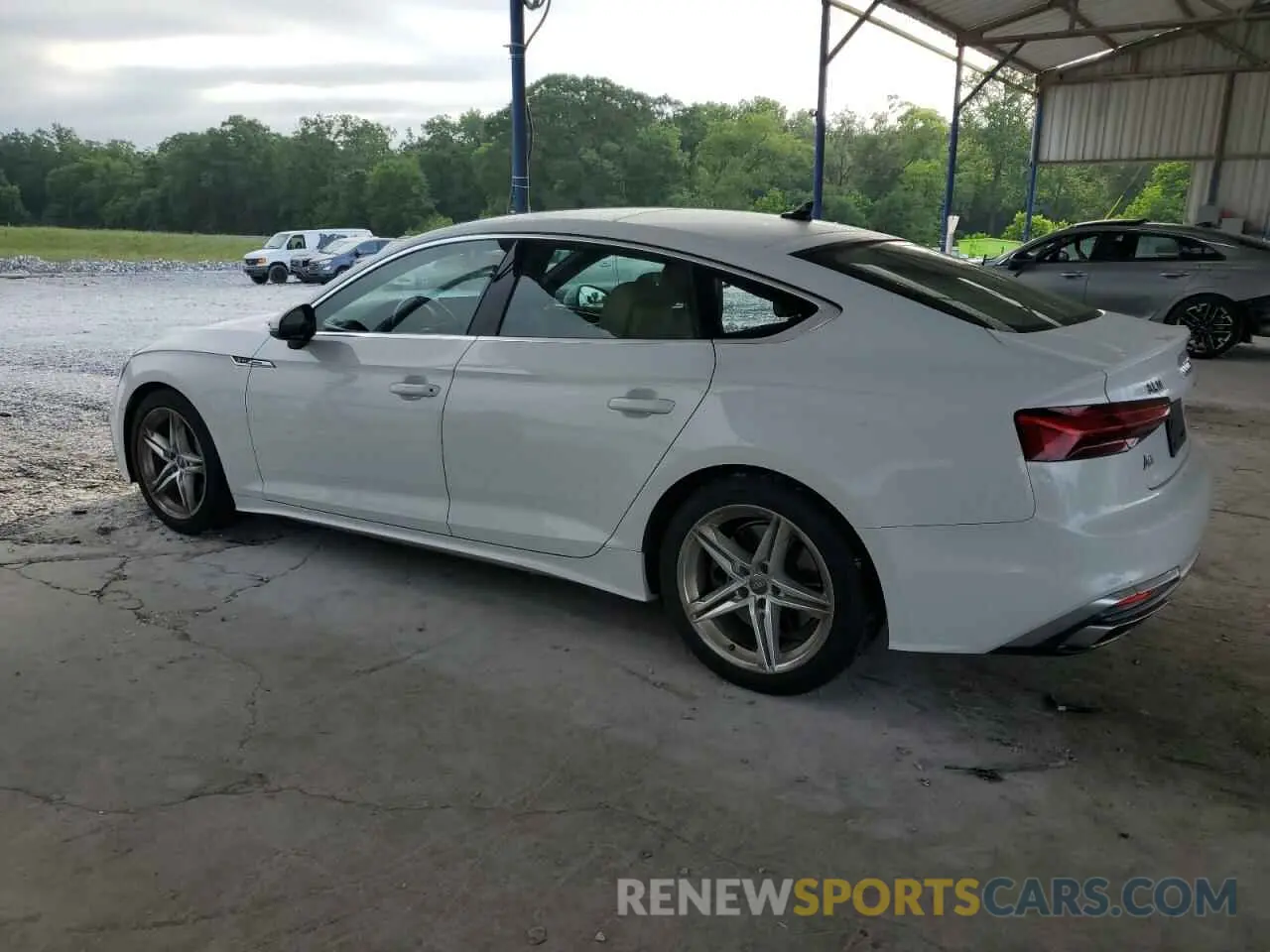 2 Photograph of a damaged car WAUDACF53MA012871 AUDI A5 2021