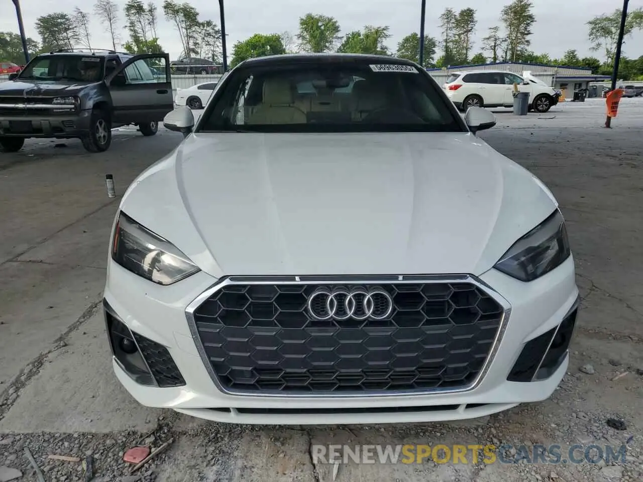 5 Photograph of a damaged car WAUDACF53MA012871 AUDI A5 2021