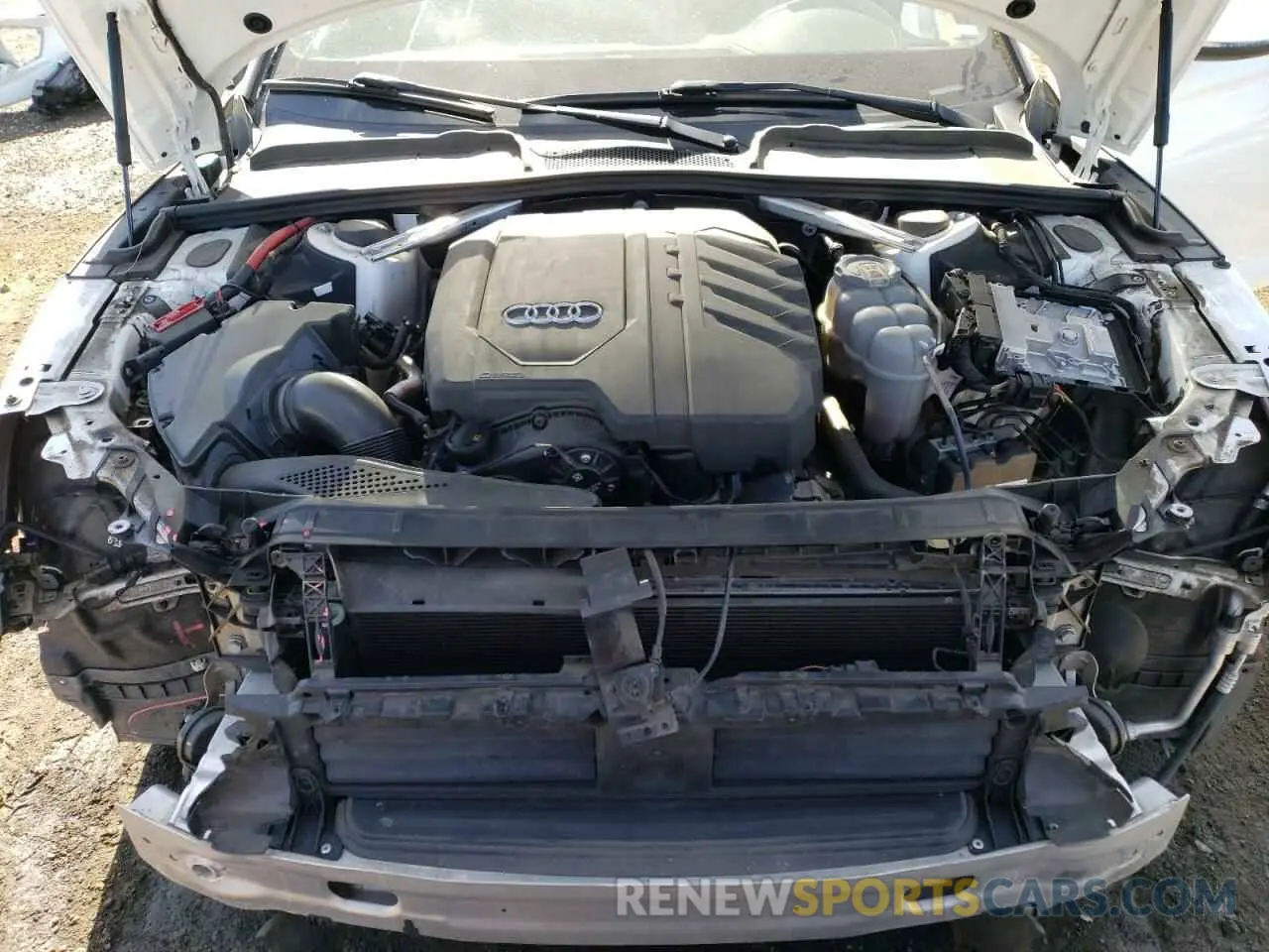 11 Фотография поврежденного автомобиля WAUDACF59MA017704 AUDI A5 2021