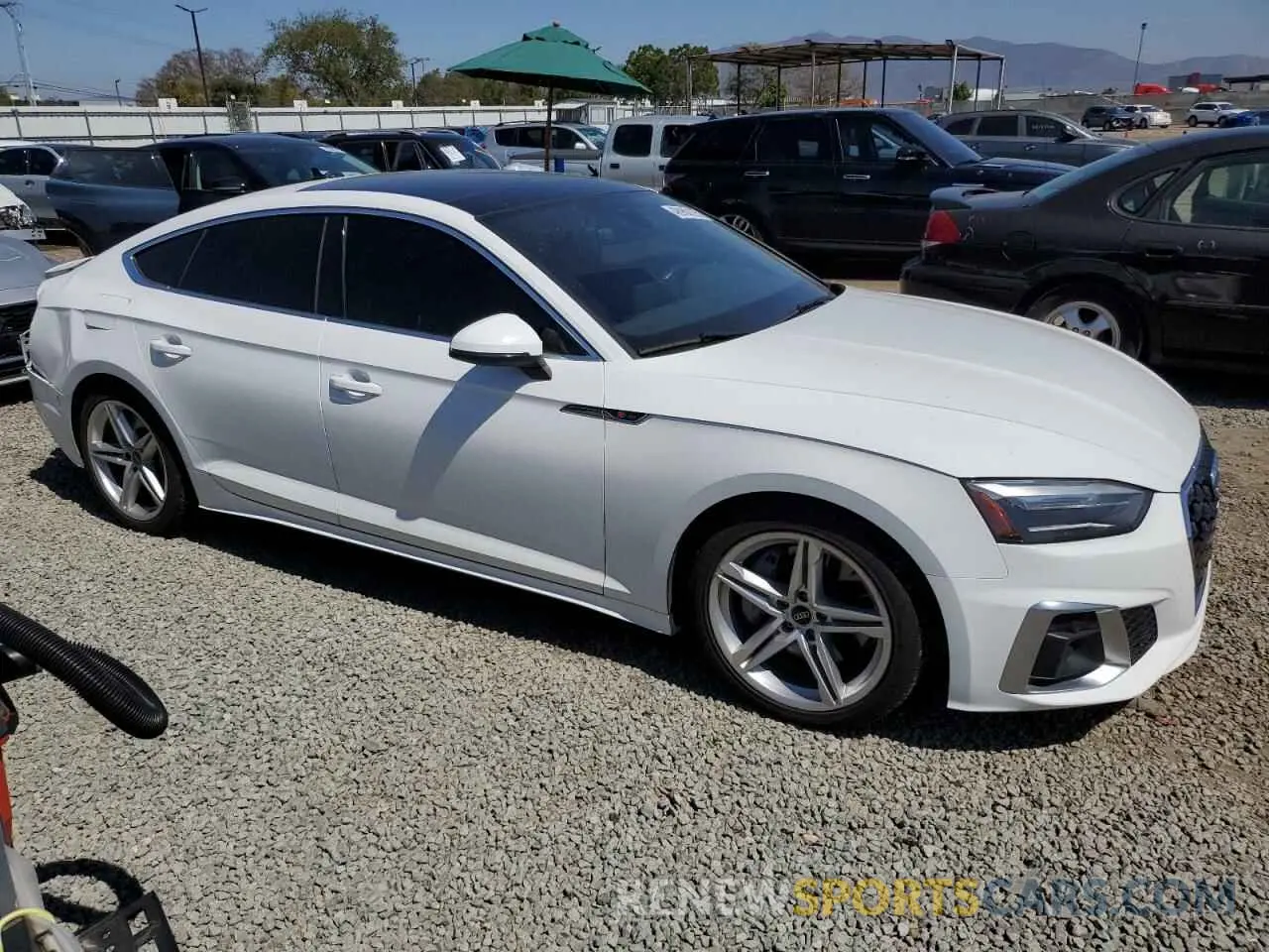4 Photograph of a damaged car WAUDACF5XMA057130 AUDI A5 2021