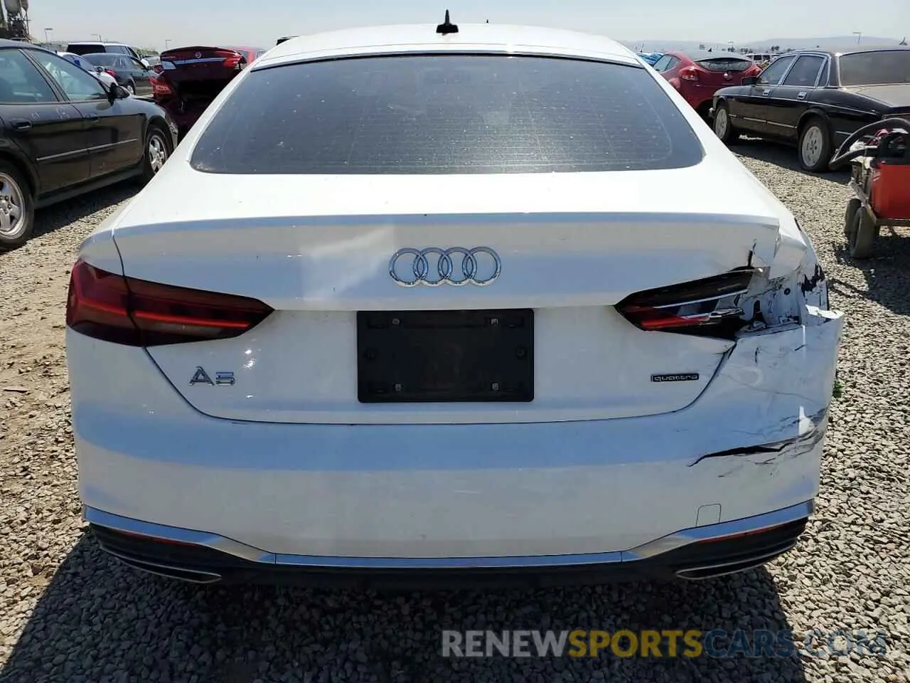 6 Photograph of a damaged car WAUDACF5XMA057130 AUDI A5 2021