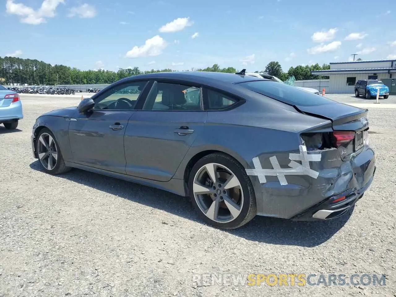 2 Photograph of a damaged car WAUFACF51MA024011 AUDI A5 2021