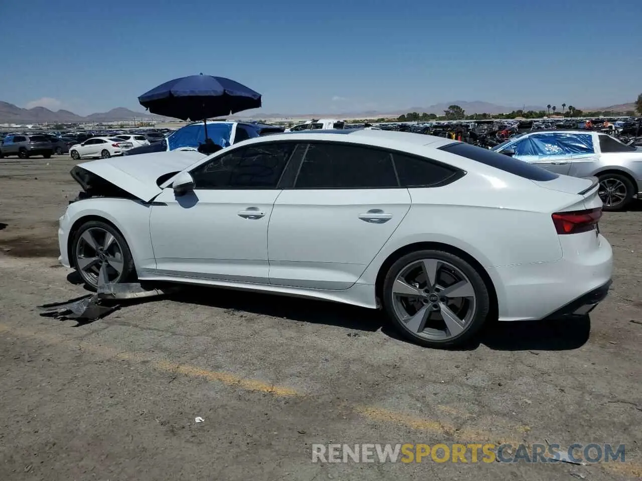 2 Photograph of a damaged car WAUFACF51MA030553 AUDI A5 2021
