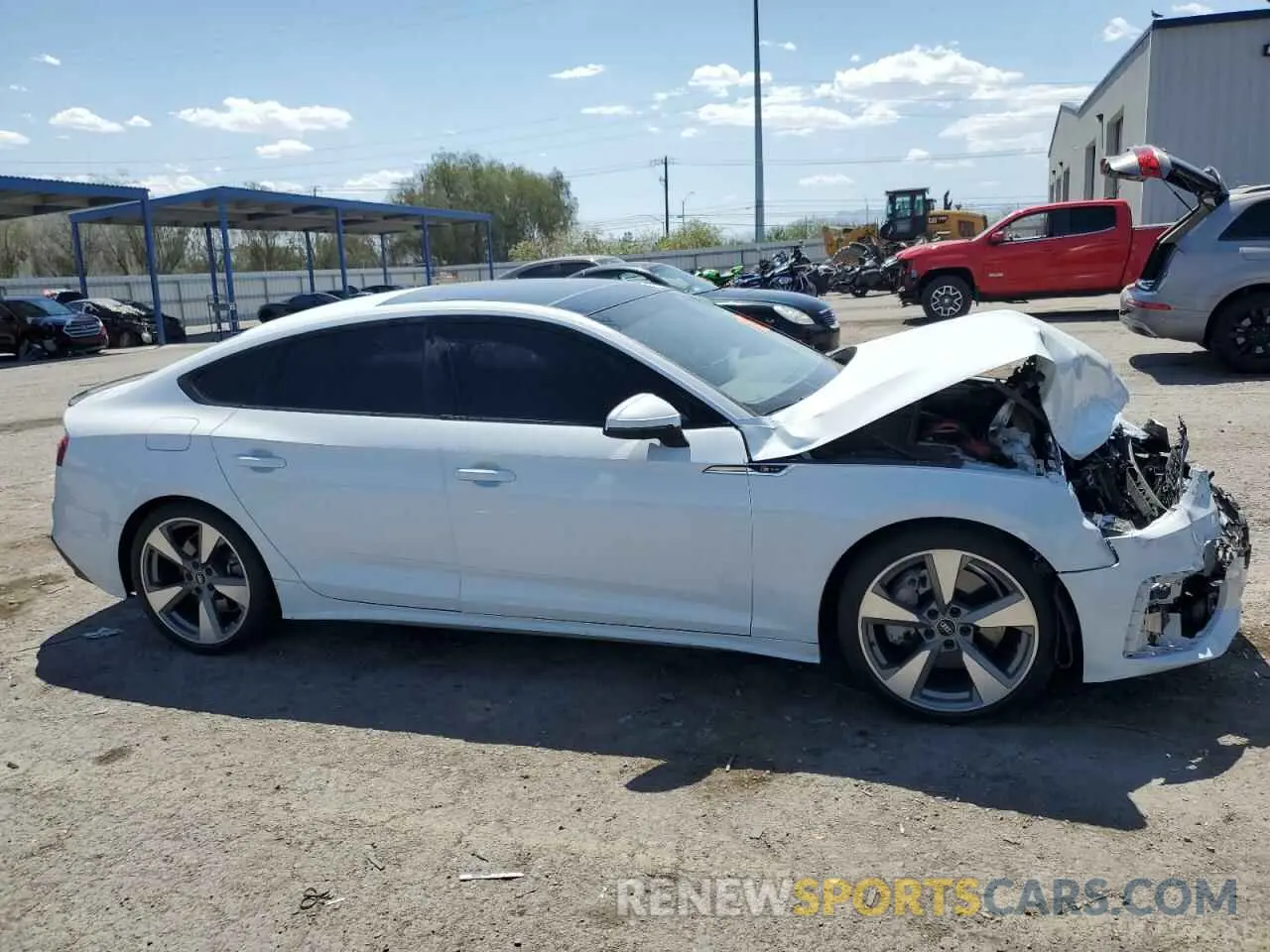 4 Photograph of a damaged car WAUFACF51MA030553 AUDI A5 2021