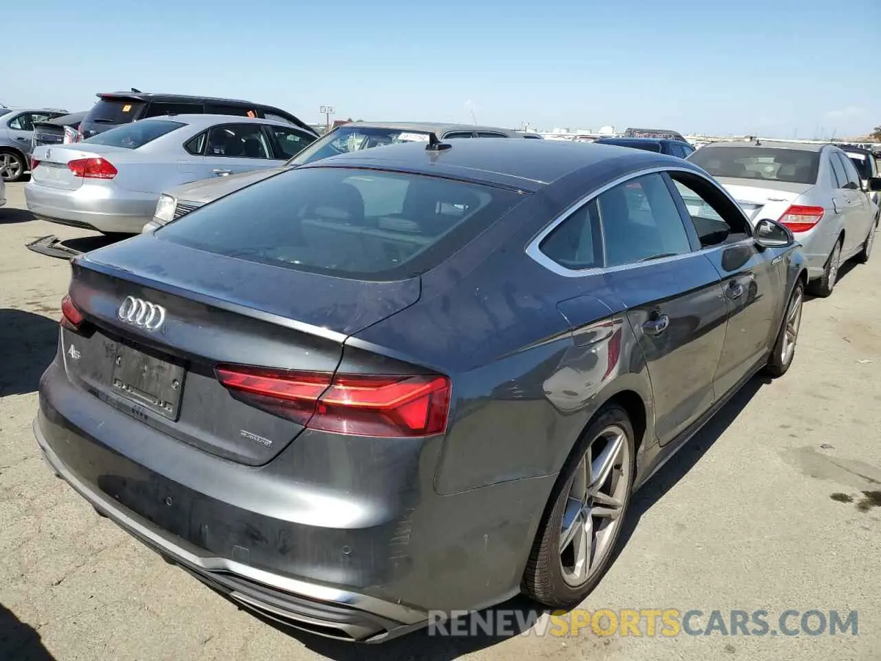 3 Photograph of a damaged car WAUFACF52MA025944 AUDI A5 2021
