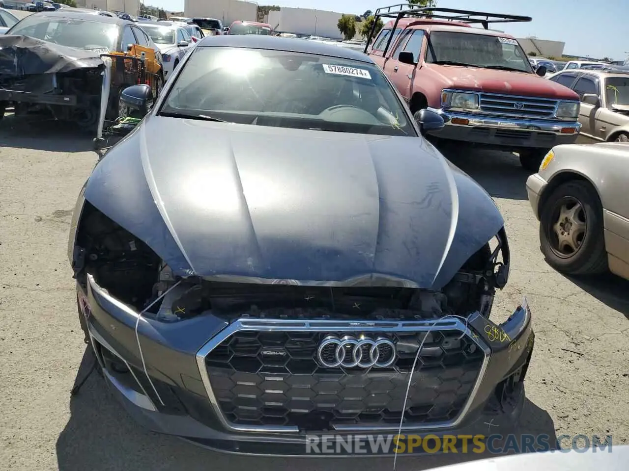 5 Photograph of a damaged car WAUFACF52MA025944 AUDI A5 2021