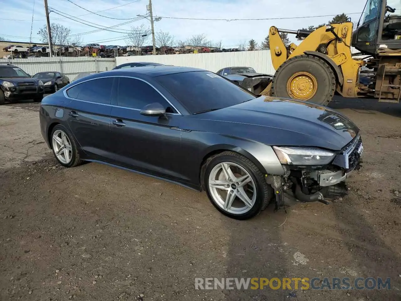 4 Фотография поврежденного автомобиля WAUFACF54MA047900 AUDI A5 2021