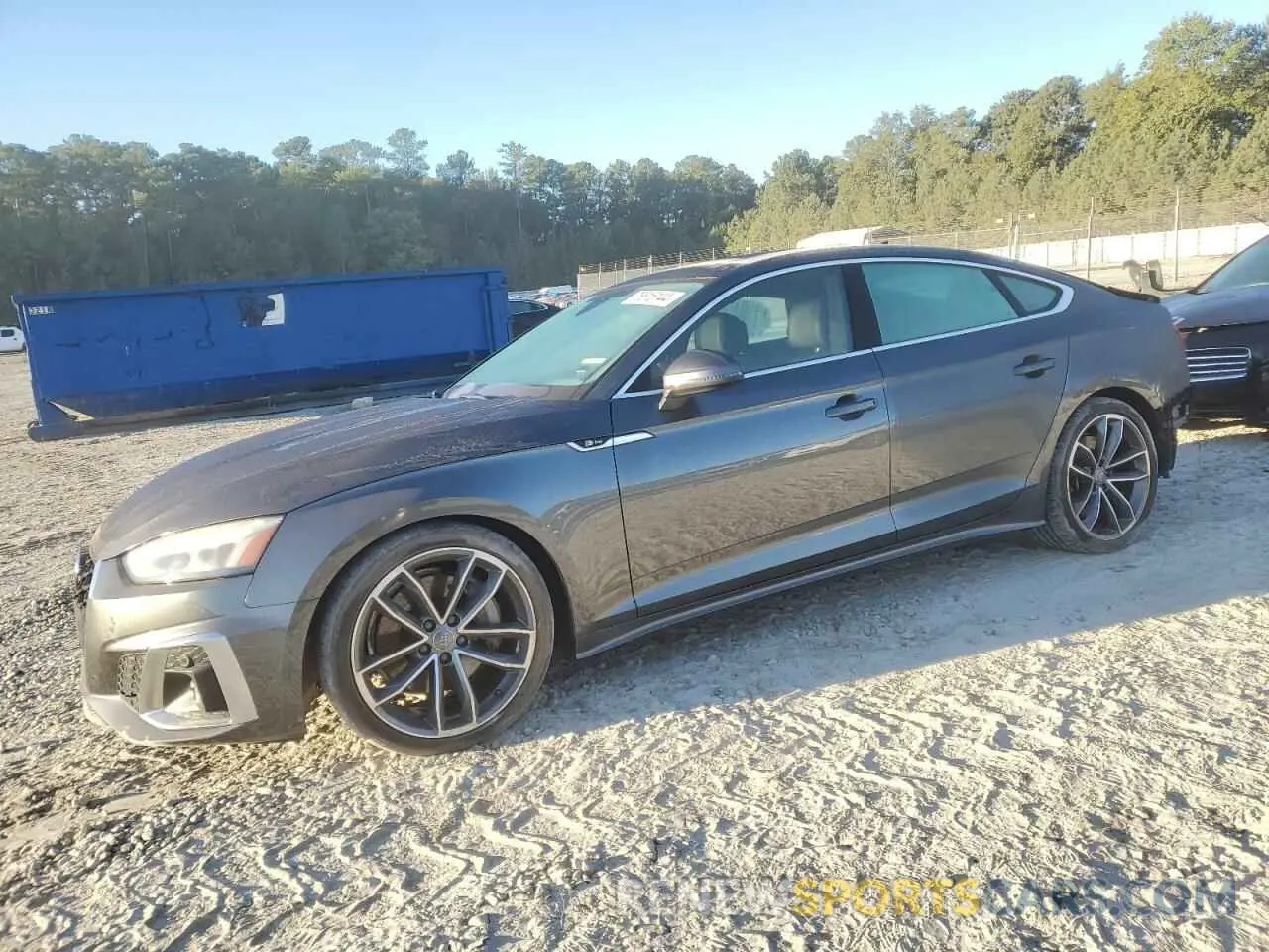 1 Фотография поврежденного автомобиля WAUFACF55MA019605 AUDI A5 2021